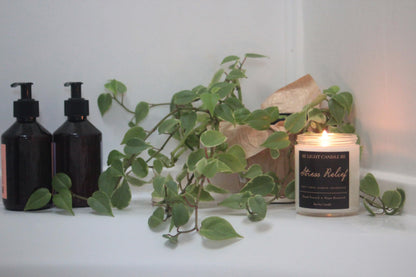 Stress Relief Candle | Purpose-Driven Soy Candles | Scented Candle for Home | 8oz Long Lasting Candle