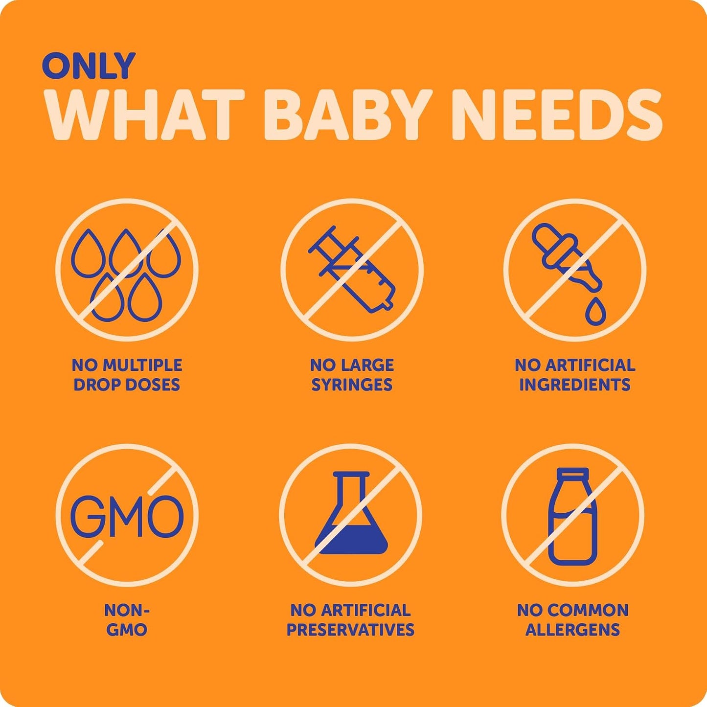 Ddrops® Baby Organic Liquid Vitamins A&D Drops for Infants, 60 Drops. Supports Babies’ Eye Health, Bone Development and Immune Function. Certified Organic, Non-GMOs, Allergy-Friendly