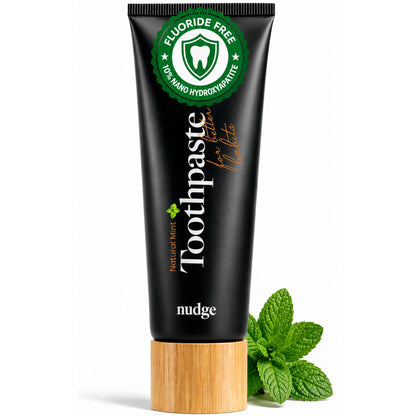 Nudge 10% Nano Hydroxyapatite Toothpaste, Natural Mint, 4.5 oz, Pack of 2