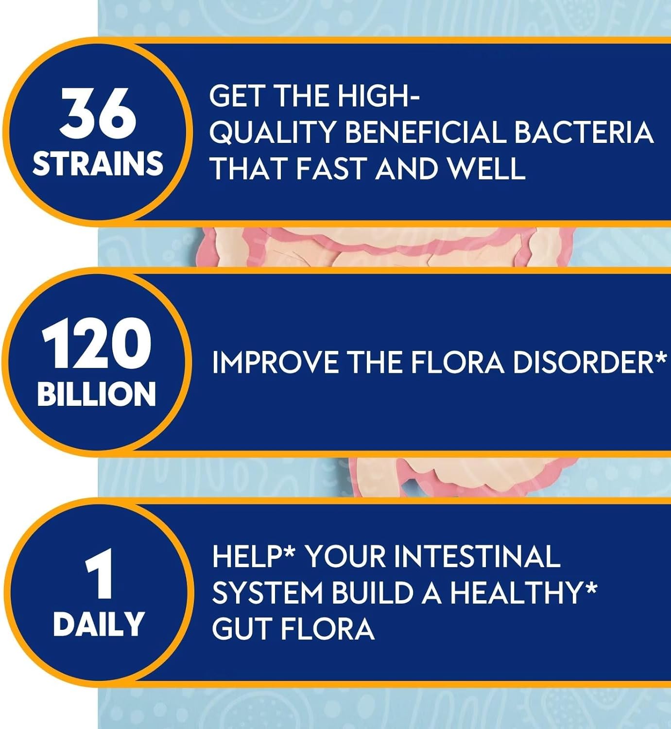 Probiotic 100 Billion CFU + 120 Billion CFU for Gut & Digestive Health, Vegan Acidophilus Probiotic Supplement