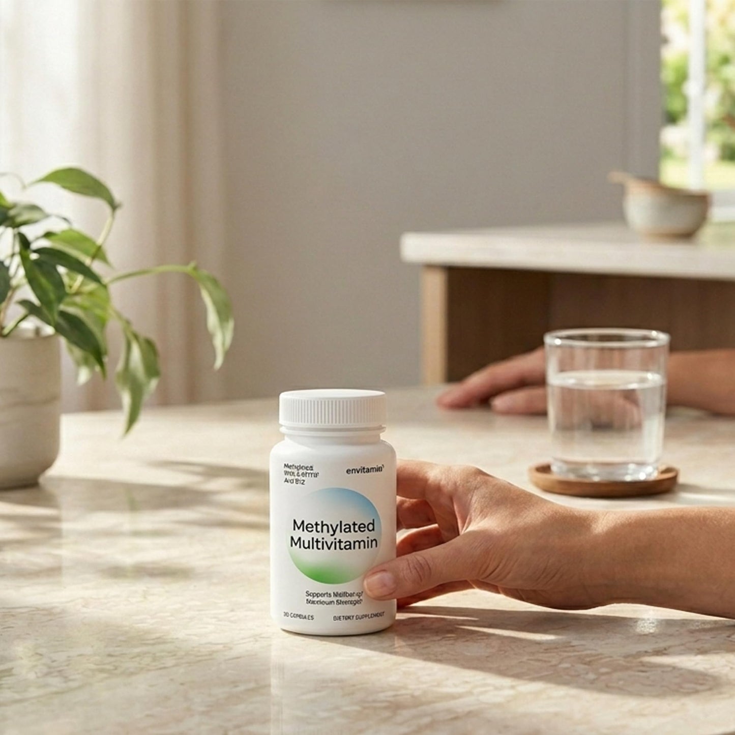 envitamin Methylated Multivitamin Multimineral Complex with L Methylfolate, Methylated B12, 5-MTHF, Inositol, and Lycopene