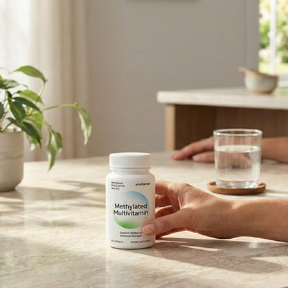 envitamin Methylated Multivitamin Multimineral Complex with L Methylfolate, Methylated B12, 5-MTHF, Inositol, and Lycopene