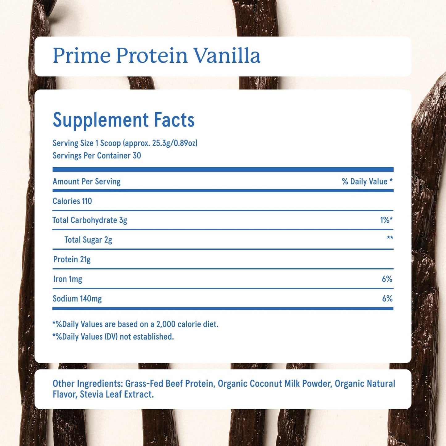 Equip Foods Prime Protein Powder Vanilla & Grass Fed Collagen Powder Unflavored