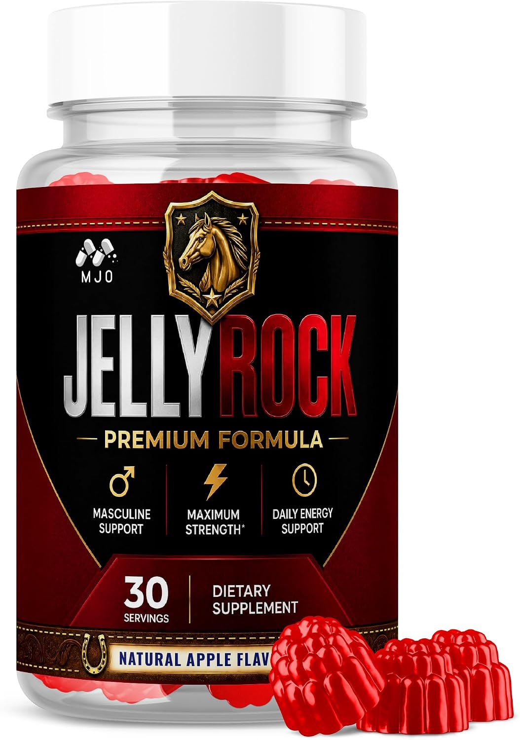 Jelly Rock Gummies for Men, JellyRock Male Supplement 2-Pack, 120 Gummies