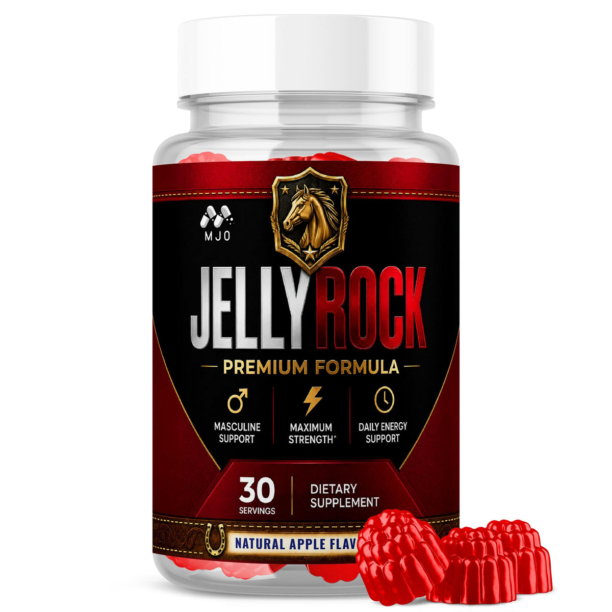 Jelly Rock Gummies for Men, JellyRock Male Supplement 2-Pack, 120 Gummies