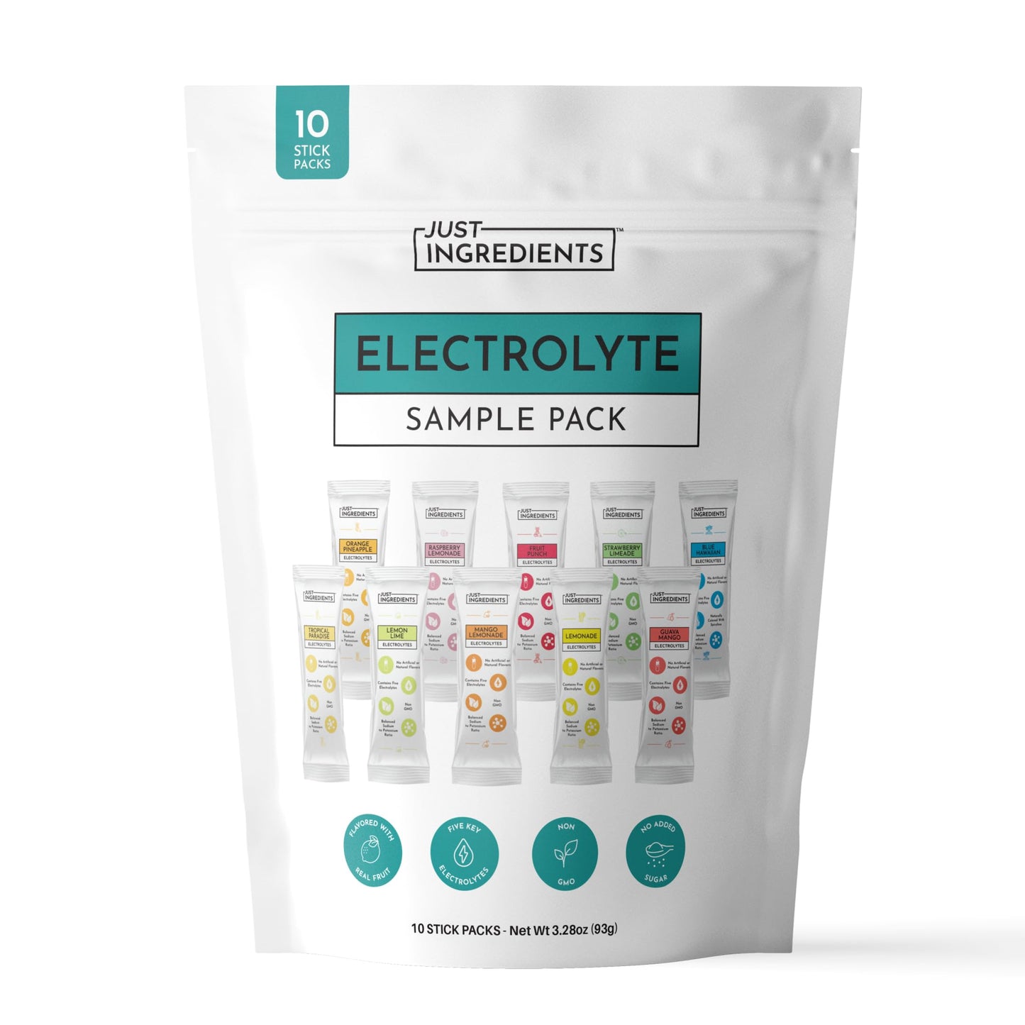 Blue Hawaiian Electrolytes Drink Mix | 30 Servings | Organic Coconut Water, Spirulina & 5 Key Electrolytes
