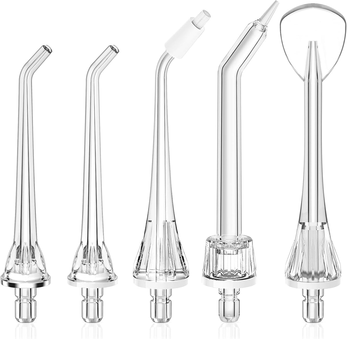 Water Dental Flosser Teeth Pick 10 Levels Smooth Control & Water Dental Flosser Tip Replacement Heads