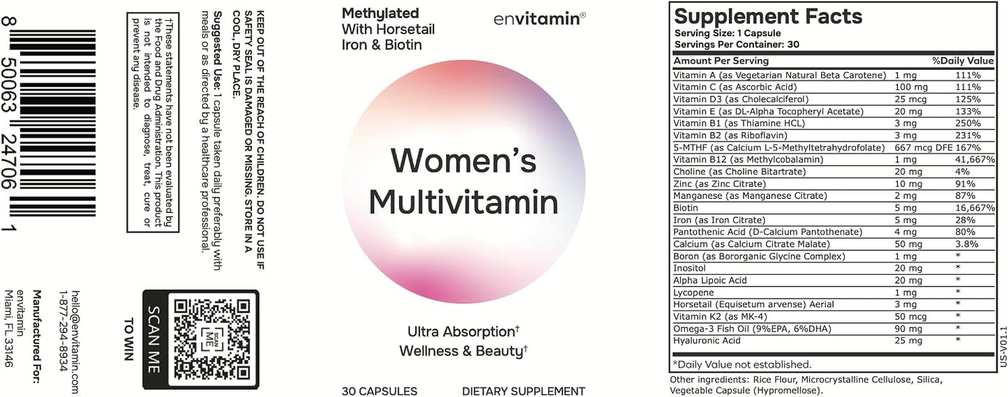 envitamin Women's Probiotics & Multivitamin Bundle (2 prducts)