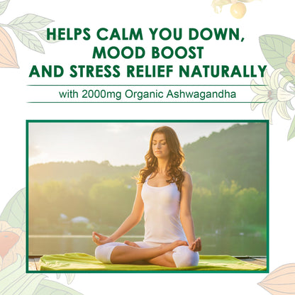 NEVISS Ashwagandha Gummies 2000mg, Feel Refreshed, Plus Proprietary Blend