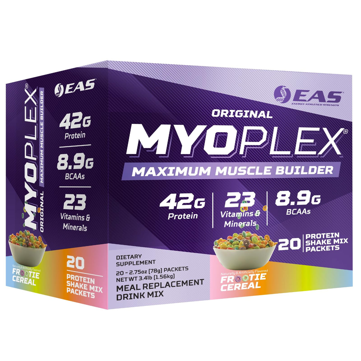 EAS Original Myoplex Maximum Muscle Builder | Meal Replacement Protein Drink Mix 