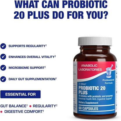 Digestive Enzymes with Probiotics and Prebiotics - Men & Womens Pre and Probiotic Supplement with 10 Diverse Strains & Broad Spectrum Enzymes for Digestion Bloating & Constipation Relief - 30 Servings
