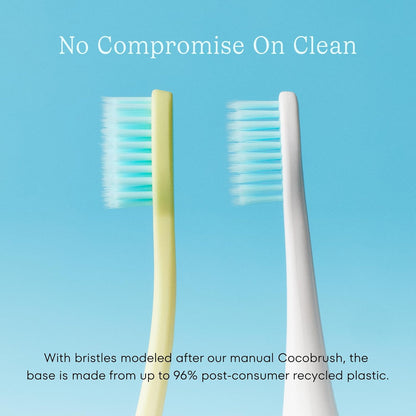 Electric Toothbrush Head Refills by COCOLAB, Sonicare Compatible, 3-Pack