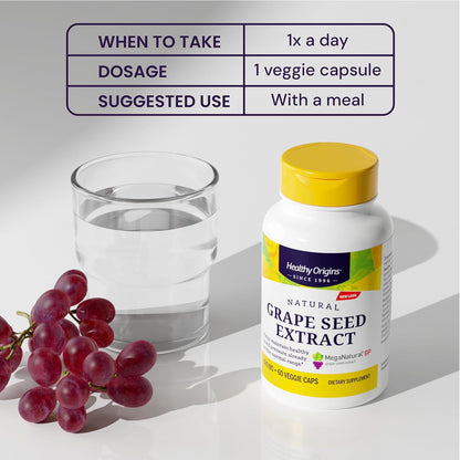 Healthy Origins Grape Seed Extract MegaNatural-BP 300 mg, 150 Caps