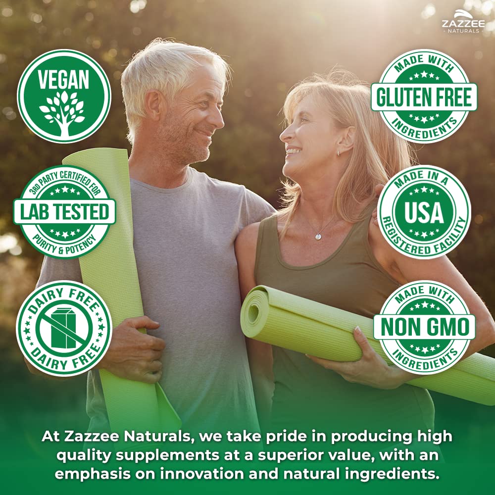 Zazzee USDA Organic Moringa Leaf 20:1 Extract, 180 Vegan Capsules, 3 Month Supply, Certified Kosher, Moringa Oleifera, Antioxidant, Immune & Cellular Support, Superfood Supplement, Made in the USA