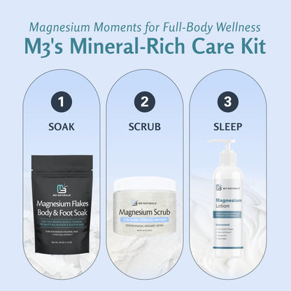 Soothing Tea Tree Oil Foot Soak with Stem Cell and Epsom Salt, 16 oz by M3