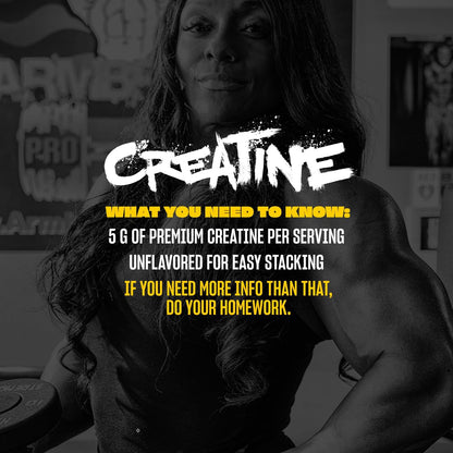Mutant Creatine - Creatine Monohydrate Micronized Powder - Creatine Powder Supplement for Enhanced high-Intensity Performance - 60 Servings- 300 g - Unflavored