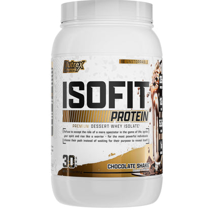 Nutrex Research IsoFit Whey Protein Powder Instantized 100% Whey Protein Isolate (30 Servings (Pack of 1), Vanilla Bean Ice Cream)