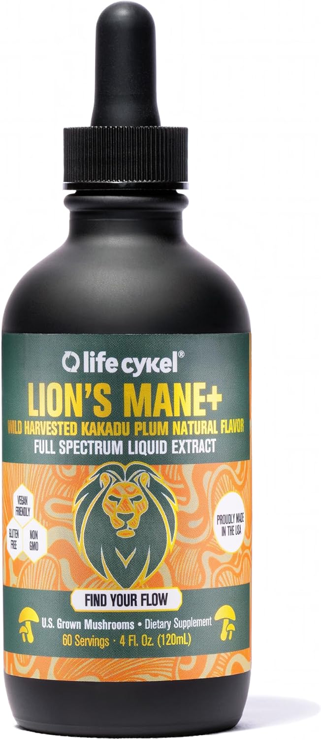 Lion's Mane + Reishi Mushroom 4 Fl Oz Bundle