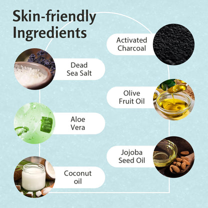 Himalayan Salt Scrub Face Foot & Body Exfoliator Infused with Collagen and Stem Cell Natural Exfoliating Salt Body Scrub for Toning Cellulite Skin Care by M3 Naturals