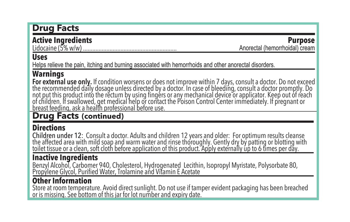 WELMATE | 5% Lidocaine | Numbing Cream Maximum Strength | Topical Anesthetic
