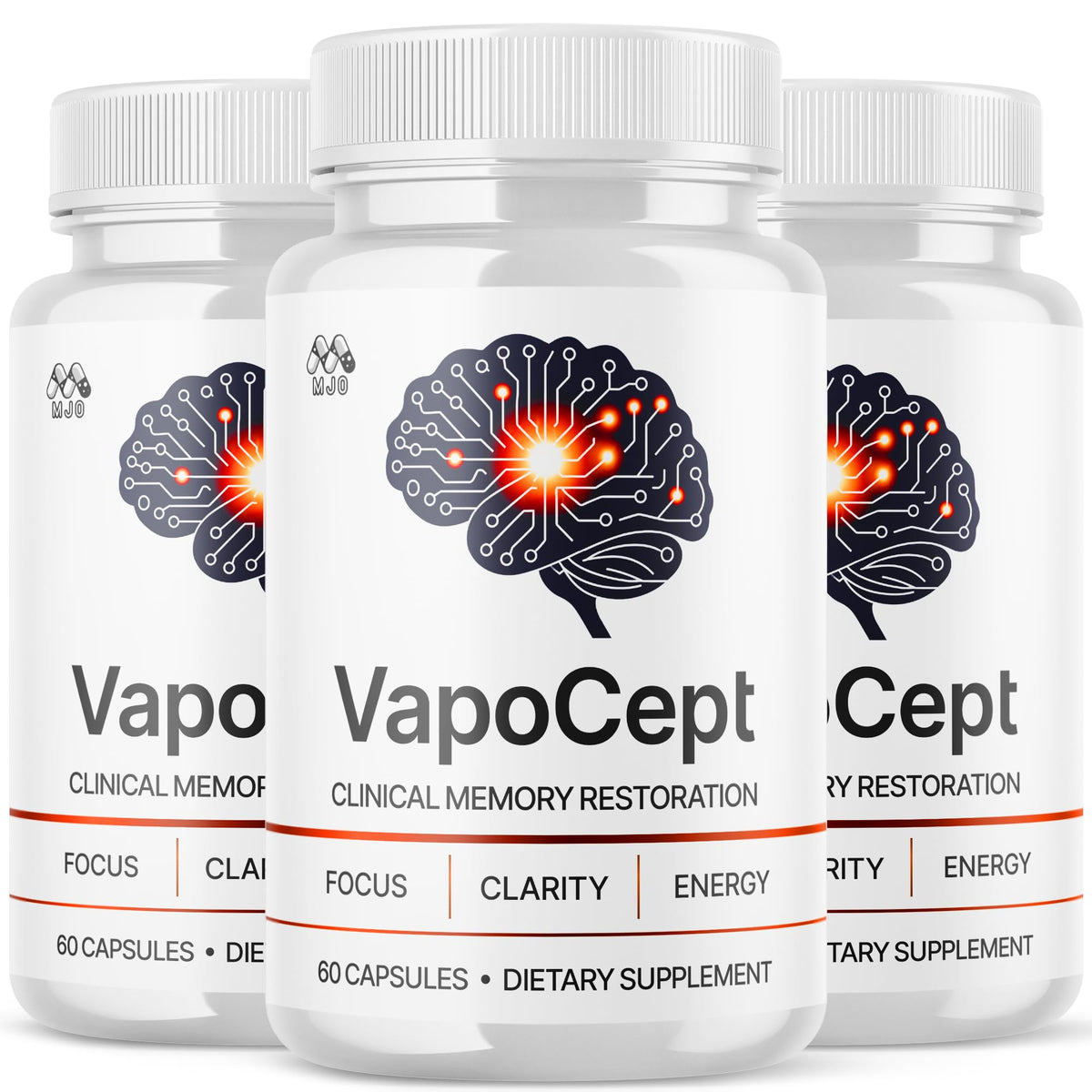 Vapocept Capsules, Brain Health Support Supplement Pill 2-Pack 120 Capsules