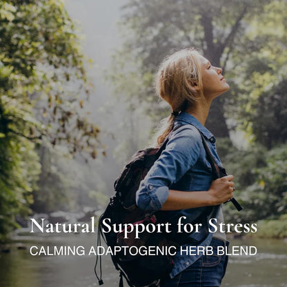 Utzy Naturals Adapto-Calm | Cortisol Support Supplement | 60 Capsules