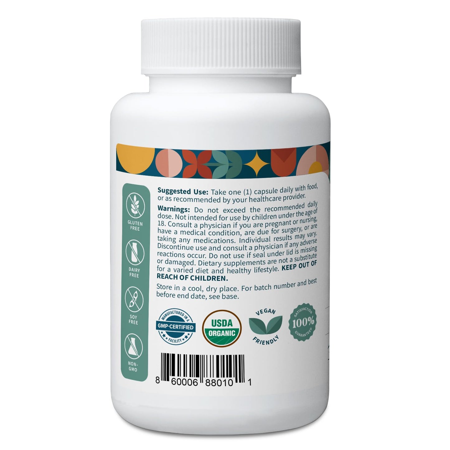 Pattern Wellness Odorless Organic Garlic Extract 20:1 with Allicin – Supports Circulatory & Immune Health – Non-GMO, Gluten Free, Vegan - 30 Capsules | 20:1 Garlic Extract with Allicin – Supports Circulatory & Immune Health – Non-GMO, Gluten Free & Vegan
