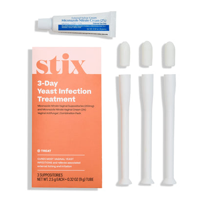 Stix Vaginal Health Probiotic & 3-Day Yeast Infection Treatment - Maintain pH Balance, Vaginal Microbiome