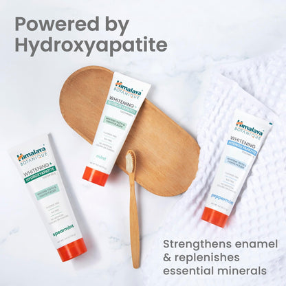 Himalaya Botanique Whitening+ Nano Hydroxyapatite Toothpaste, Mint, 4 oz
