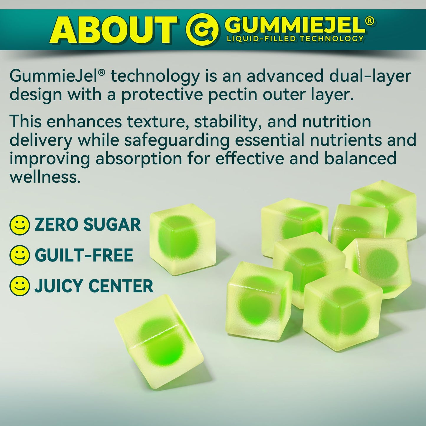 Vegan Omega-3 Gummies for Adults, Fish Oil Alternative from Algae Oil, Plant Based DHA 460mg & EPA 230mg Plus MethylFolate, Vitamin B12, Phosphatidylserine, No Fishy Taste, Vegan, Sugar Free, 60 Cts
