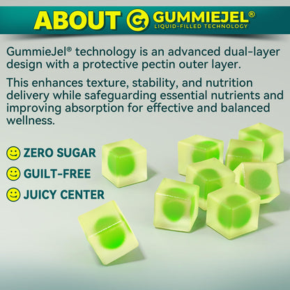 Vegan Omega-3 Gummies for Adults, Fish Oil Alternative from Algae Oil, Plant Based DHA 460mg & EPA 230mg Plus MethylFolate, Vitamin B12, Phosphatidylserine, No Fishy Taste, Vegan, Sugar Free, 60 Cts