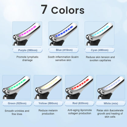 YAYIET Vibration Face and Neck Massager - Triple-Action Wrinkle Remover for Skin Care