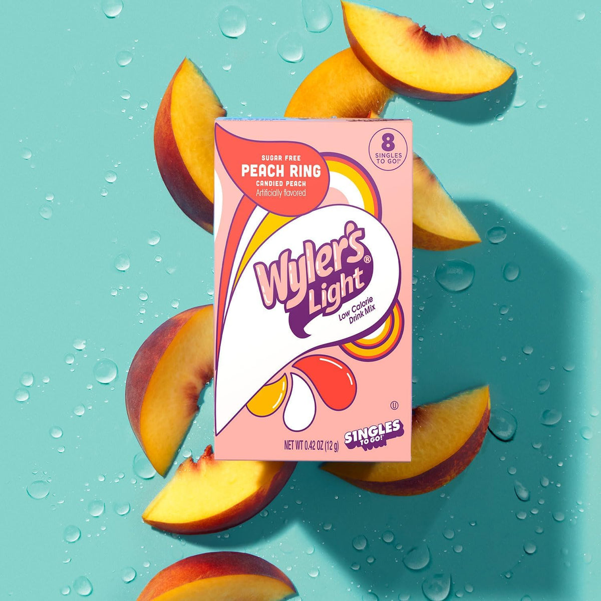 Wyler's Light Cotton Candy Singles To Go Drink Mix - 8 CT, Pack of 3