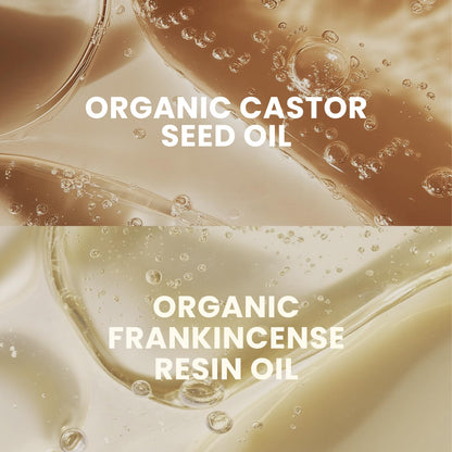 Organic Castor Oil Roll On - Extra Virgin, Unrefined & Hexane-free (3oz)