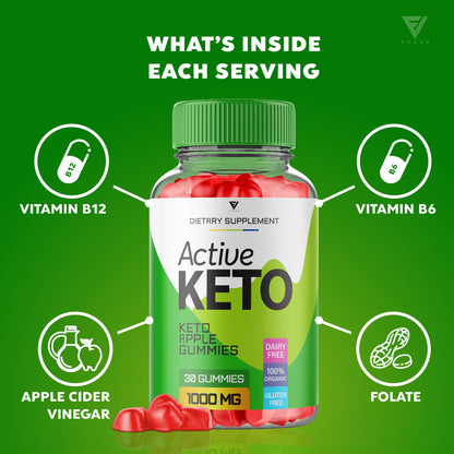 Fyvus (5 Pack) Active Keto Gummies, Active Keto ACV Gummies for Weight Loss