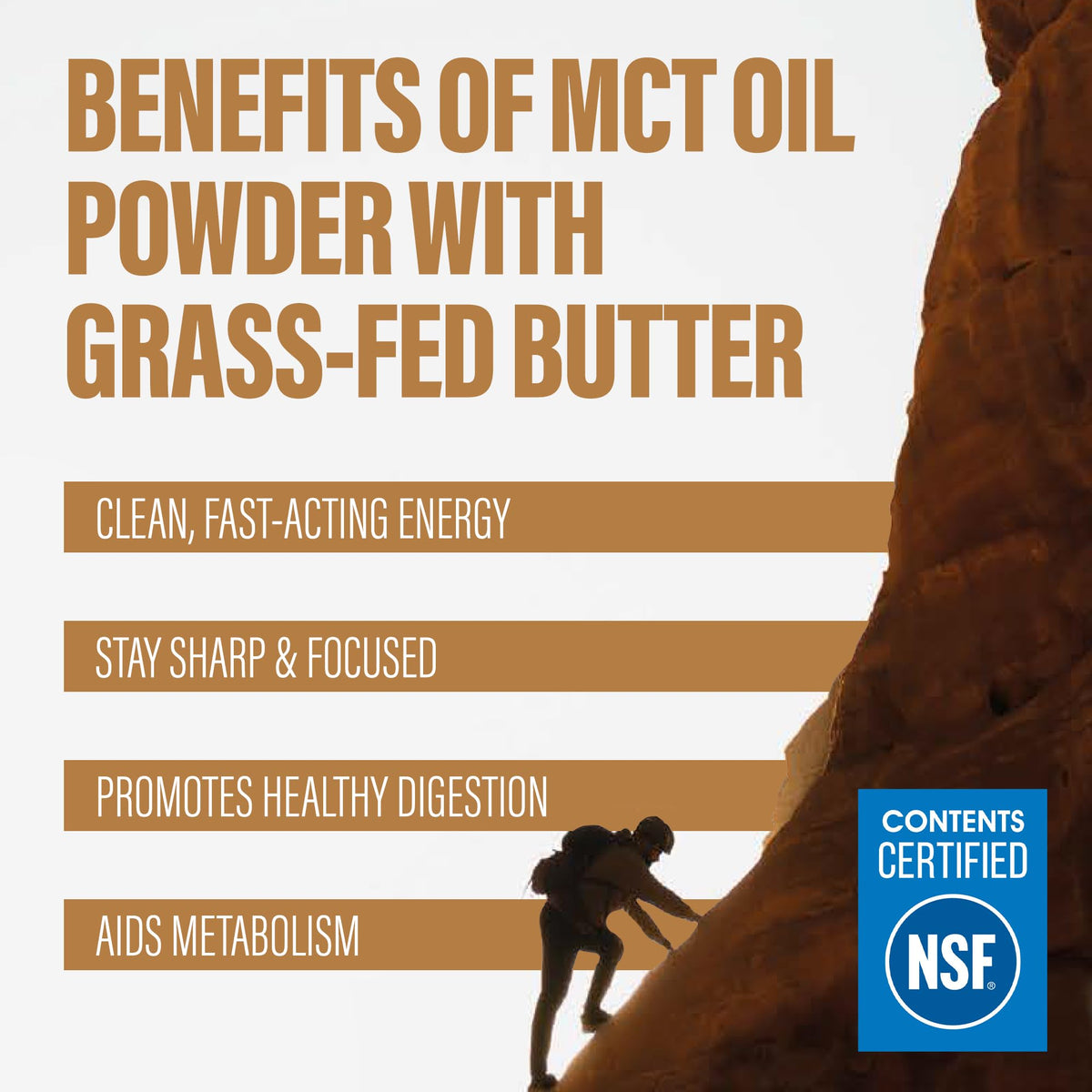 BUBS Naturals Halo MCT Oil Powder, 10g Travel Packets Functional Keto Coffee Creamer with MCT Oil & Grass-Fed Butter Unflavored Powder, Includes 14 Packets