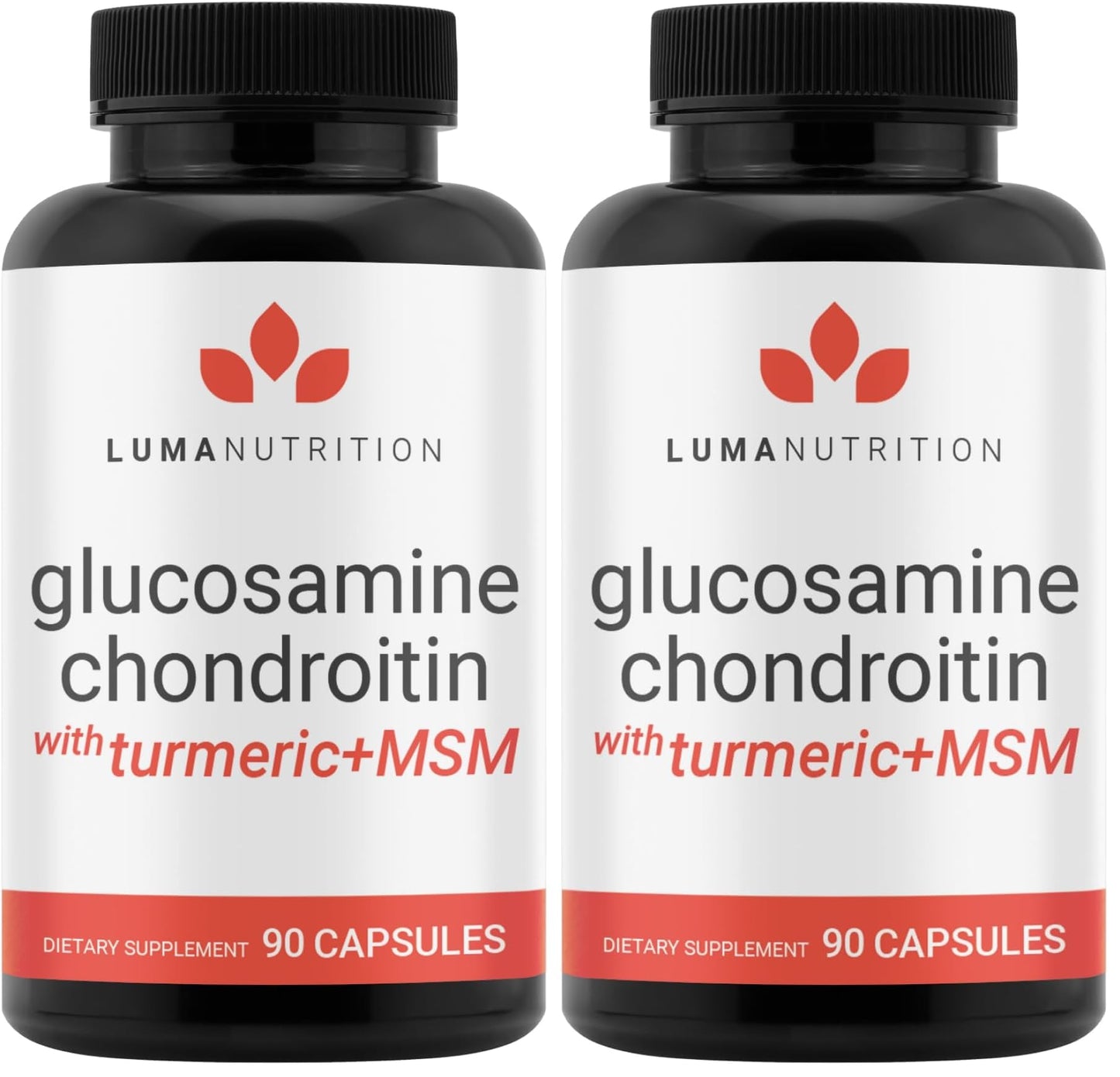 Luma Nutrition Glucosamine Chondroitin MSM Supplement - 90 Capsules