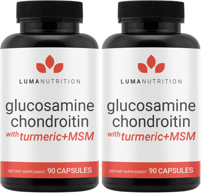 Luma Nutrition Glucosamine Chondroitin MSM Supplement - 90 Capsules