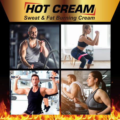 REBODUM Hot Sweat Cream, Fat Burning Cream for Belly Natural Weight Loss Cream Weight Loss