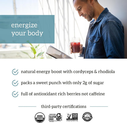 Organifi Green Juice and Red Juice Bundle - 30 Day Supply - Delicious, Refreshing Organic Superfood Supplement Powder With Antioxidants for Energy and Stress Relief Support - No GMO, Gluten, or Soy