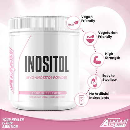 Inositol (Myo-Inositol) Powder 300g | Premium Myo Inositol Powder - Supports Women