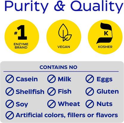 Enzymedica DairyAssist, Support for Milk & Dairy Digestion, 30 Caps