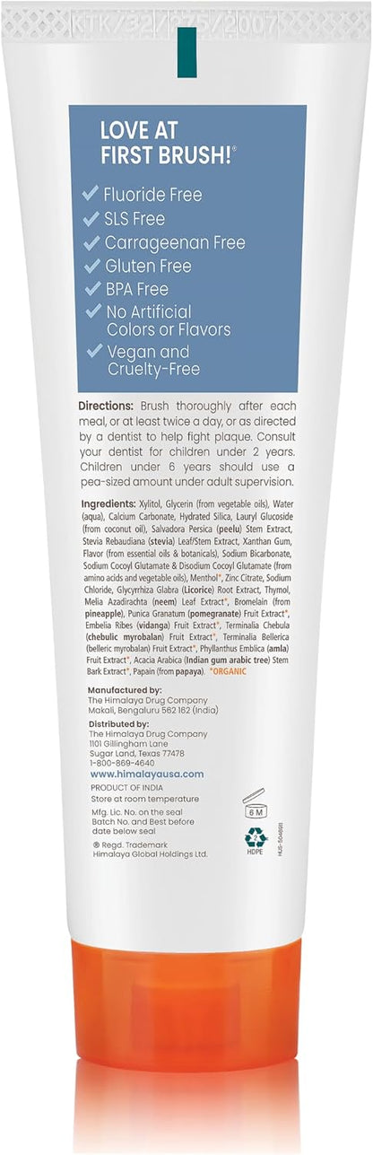 Himalaya Botanique Xylitol Fluoride-Free Toothpaste, Mint Flavor, 4 oz