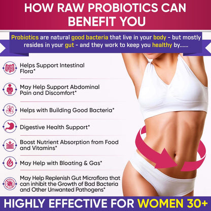 Wholesome Wellness 100 Billion CFUs with Prebiotics and Organic Probiotics 100 Billion CFU for Men and Women Bundle