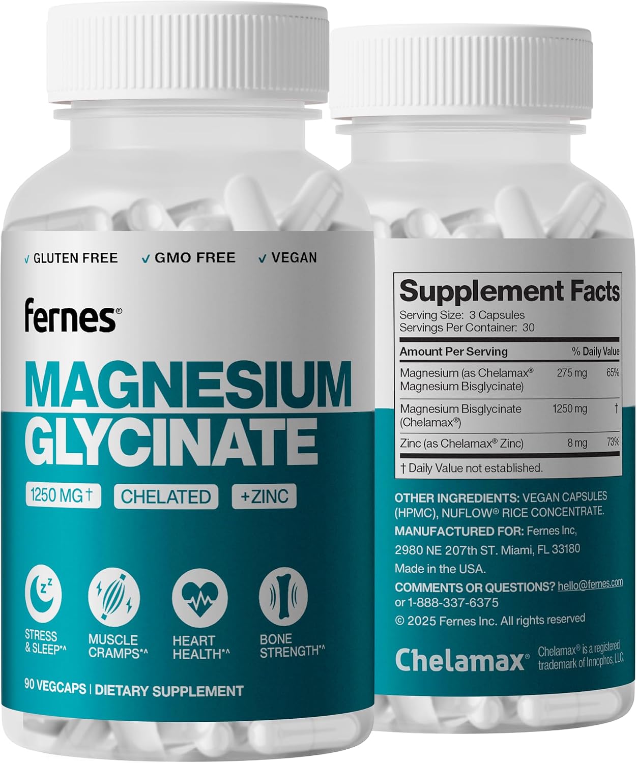 Collagen + Magnesium Glycinate 1250mg