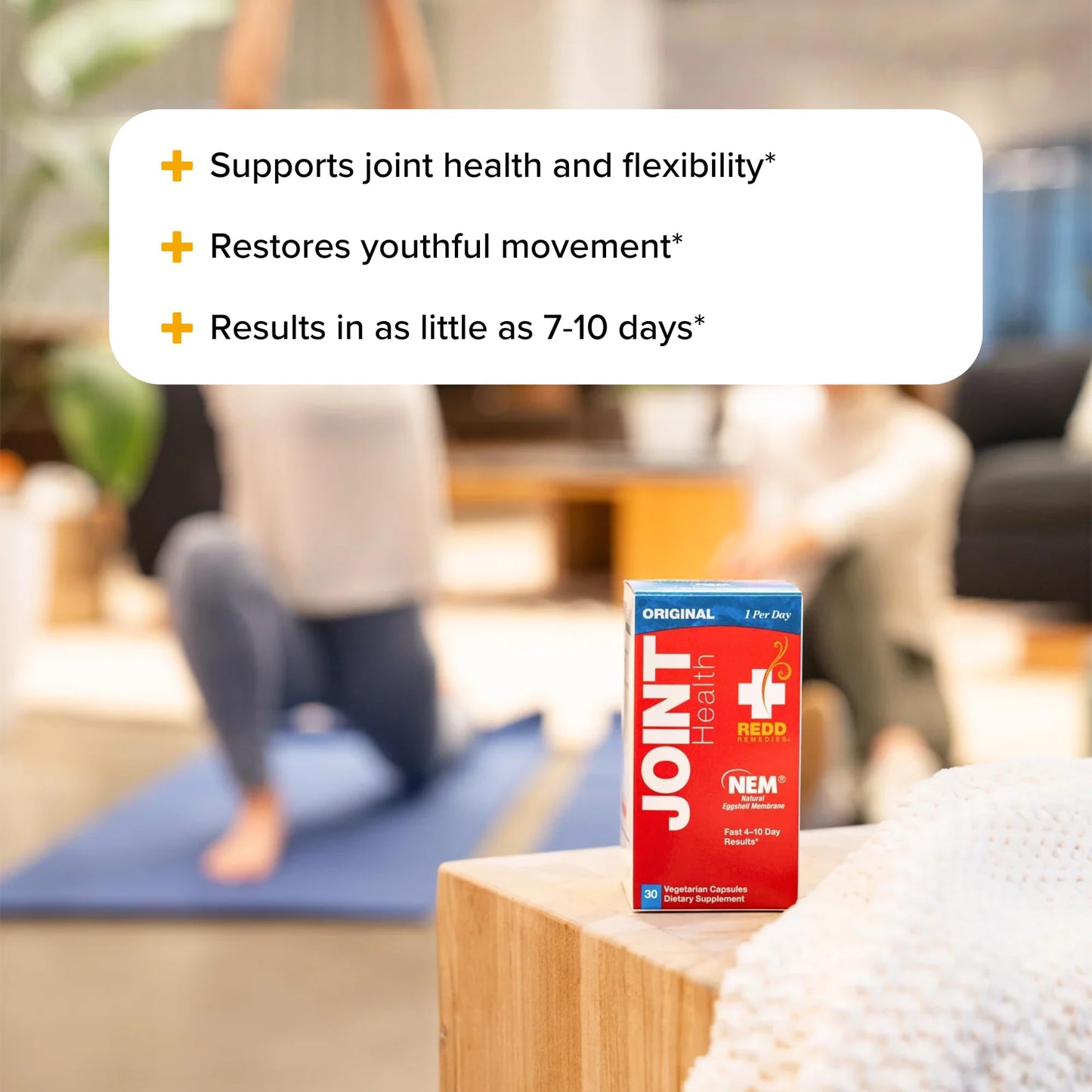Redd Remedies, Joint Health Original, Helps Strengthen Connective Tissue and Cartilage, 30 Vegetarian Capsules