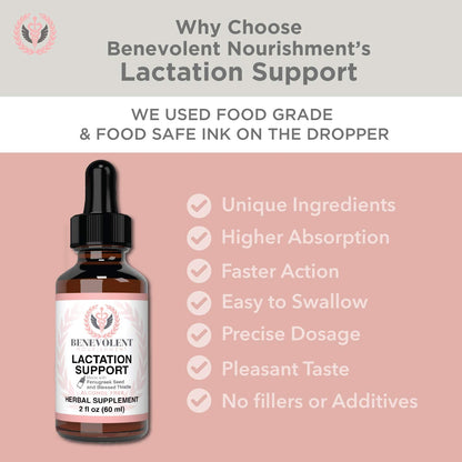 Lactation Supplement Breastfeeding Support Liquid - Breast Milk Supply Increase