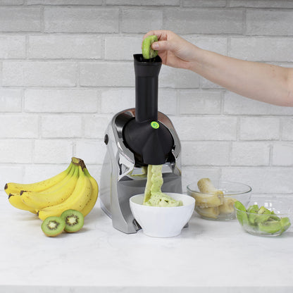 Yonanas 988GY Deluxe Vegan Non-Dairy Frozen Fruit Soft Serve Dessert Maker, BPA Free