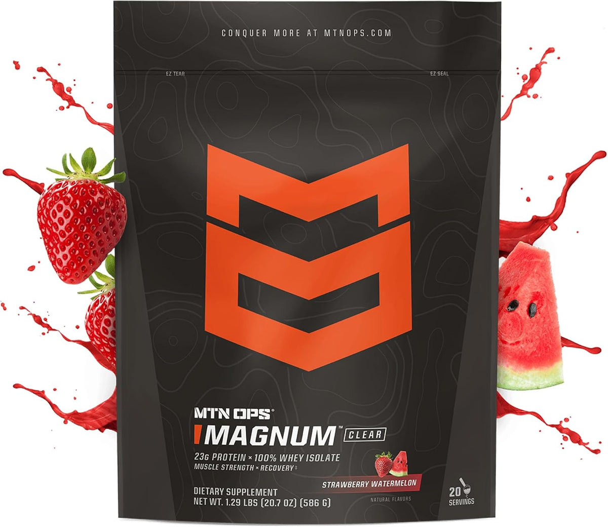 MTN OPS Magnum Clear Whey Protein Isolate, Strawberry Watermelon