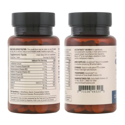 Accentrate Neuro - Brain Health, Methylated Vitamin B Complex, MTHFR | Every B vitamin already in its active form, so your body does not have to convert it first. Supports focus and mood.